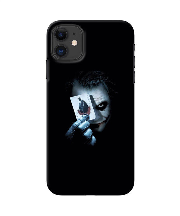 Joker Dark Knight Card Iphone 11 Back Cover