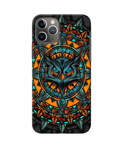 Angry Owl Art Iphone 11 Pro Back Cover