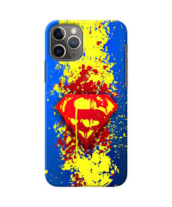 Superman Logo Iphone 11 Pro Back Cover