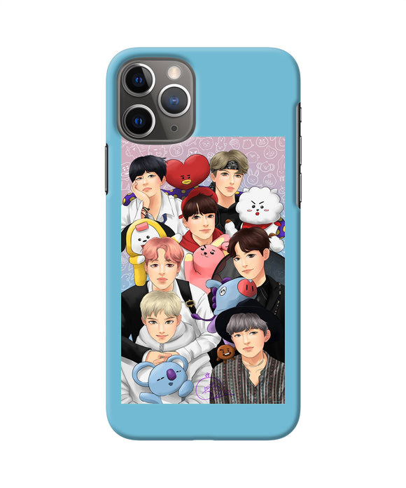 BTS with animals iPhone 11 Pro Back Cover