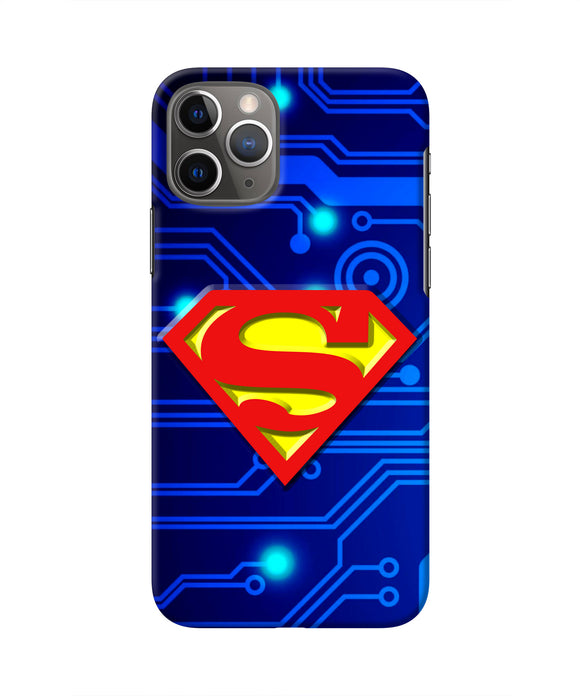 Superman Abstract Iphone 11 Pro Real 4D Back Cover