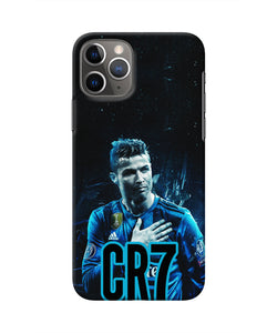 Christiano Ronaldo Blue Iphone 11 Pro Real 4D Back Cover
