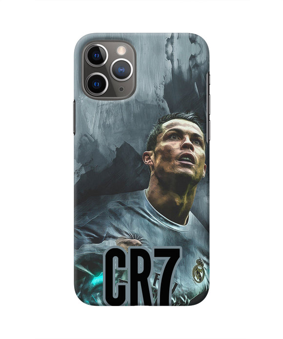 Christiano Ronaldo Grey Iphone 11 Pro Real 4D Back Cover