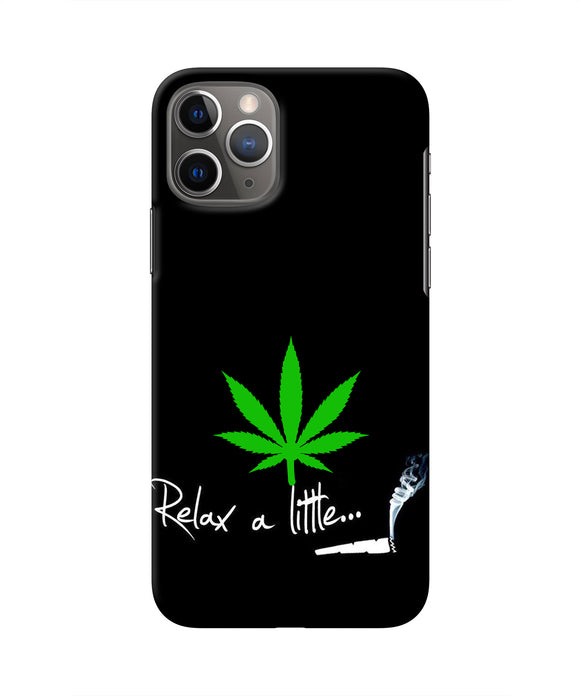 Weed Relax Quote Iphone 11 Pro Real 4D Back Cover