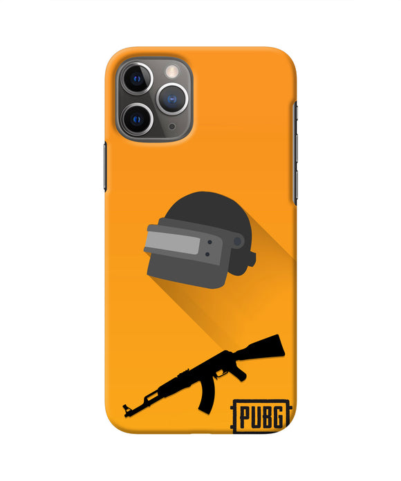 PUBG Helmet and Gun Iphone 11 Pro Real 4D Back Cover