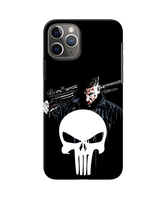 Punisher Character Iphone 11 Pro Real 4D Back Cover