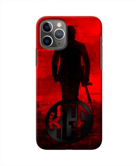 Rocky Bhai K G F Chapter 2 Logo iPhone 11 Pro Real 4D Back Cover