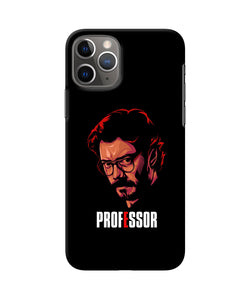 Money Heist Professor Sketch iPhone 11 Pro Back Cover