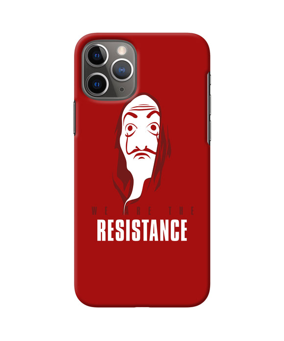 Money Heist Resistance Quote iPhone 11 Pro Back Cover