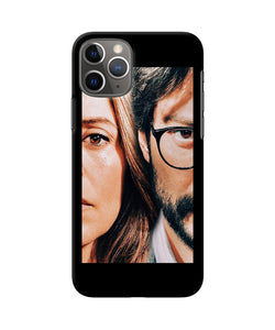 Money Heist Professor With Rachel iPhone 11 Pro Back Cover