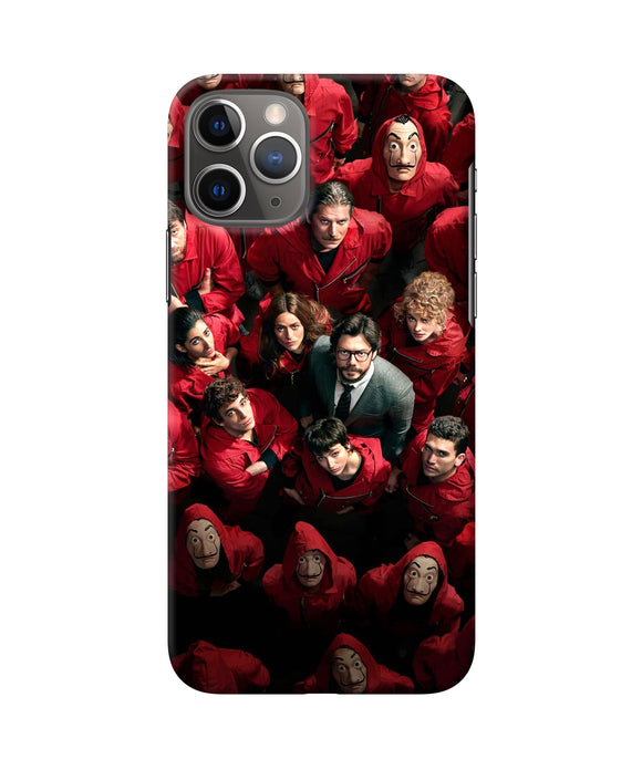 Money Heist Professor with Hostages iPhone 11 Pro Back Cover