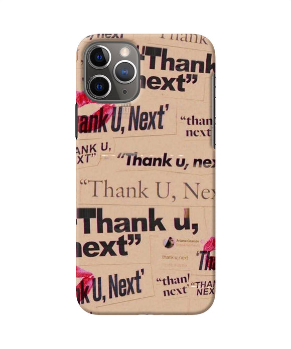 Thank You Next Iphone 11 Pro Back Cover