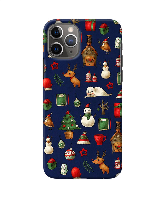 Canvas Christmas Print Iphone 11 Pro Back Cover