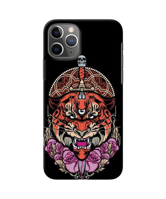 Abstract Tiger Iphone 11 Pro Back Cover