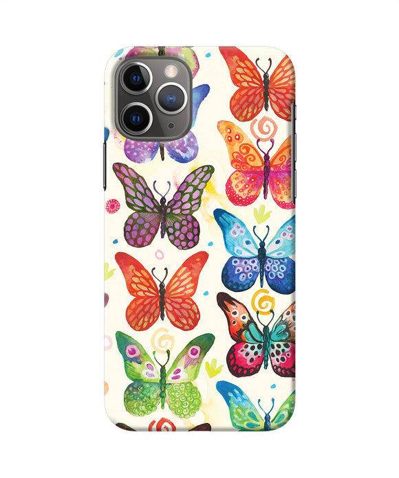 Abstract Butterfly Print Iphone 11 Pro Back Cover