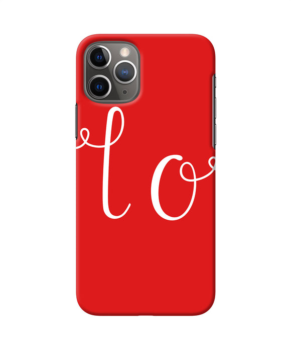 Love One Iphone 11 Pro Back Cover