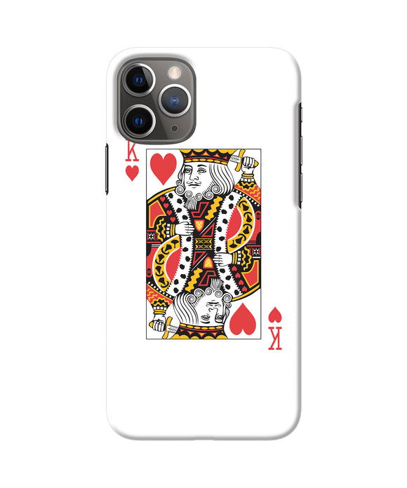 Heart King Card Iphone 11 Pro Back Cover