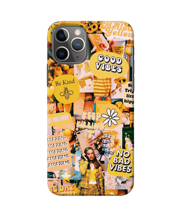 Good Vibes Poster Iphone 11 Pro Back Cover