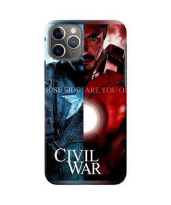 Civil War Iphone 11 Pro Back Cover