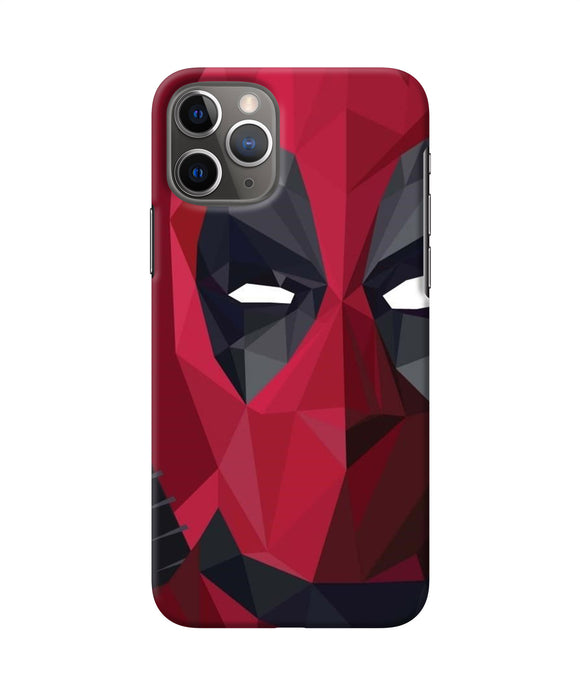 Abstract Deadpool Half Mask Iphone 11 Pro Back Cover