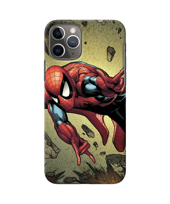 Spiderman On Sky Iphone 11 Pro Back Cover