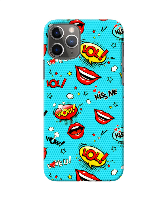 Lol Lips Print Iphone 11 Pro Back Cover