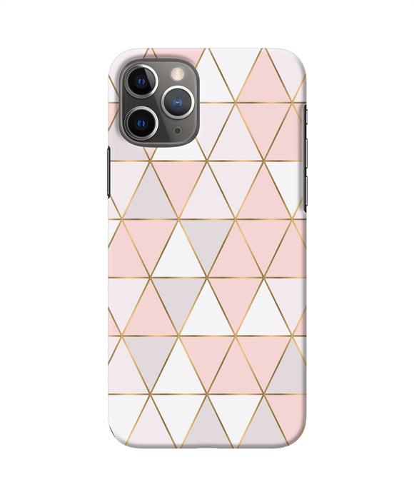 Abstract Pink Triangle Pattern Iphone 11 Pro Back Cover