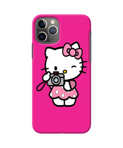 Hello Kitty Cam Pink Iphone 11 Pro Back Cover