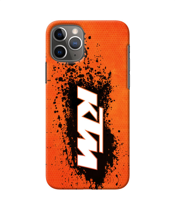 Ktm Black Spray Iphone 11 Pro Back Cover