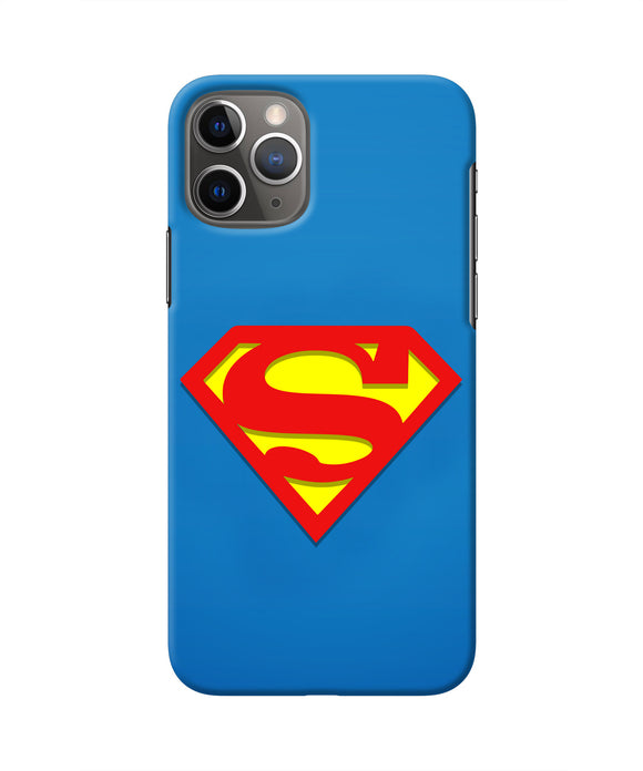 Superman Blue Iphone 11 Pro Max Real 4D Back Cover