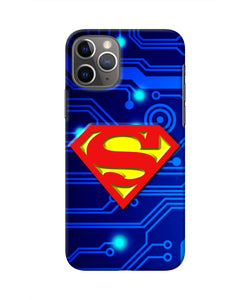 Superman Abstract Iphone 11 Pro Max Real 4D Back Cover