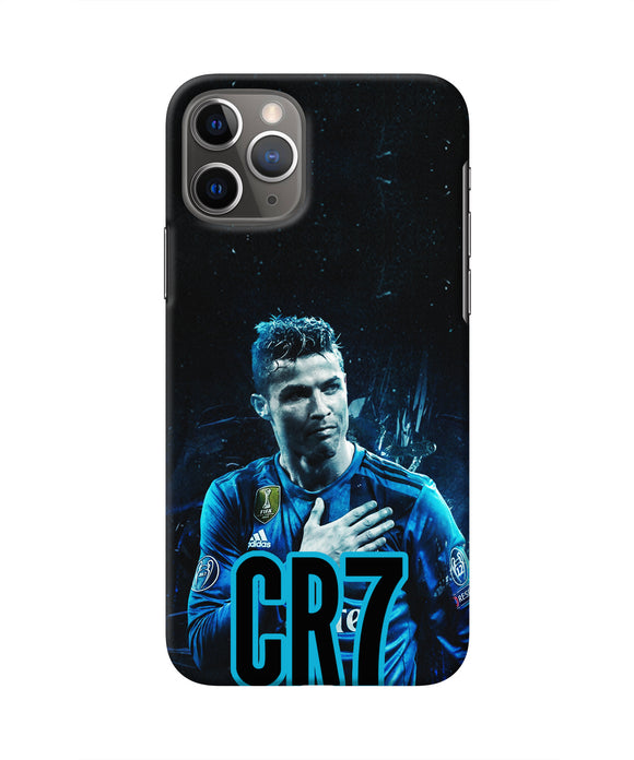 Christiano Ronaldo Blue Iphone 11 Pro Max Real 4D Back Cover