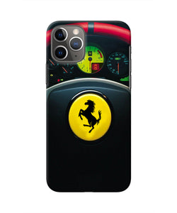 Ferrari Steeriing Wheel Iphone 11 Pro Max Real 4D Back Cover