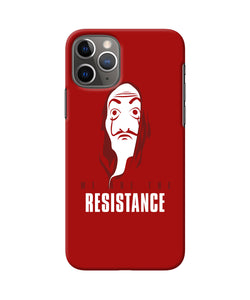 Money Heist Resistance Quote iPhone 11 Pro Max Back Cover