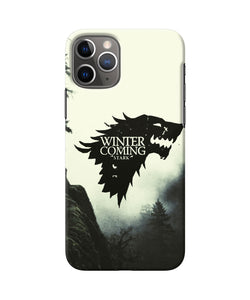 Winter Coming Stark Iphone 11 Pro Max Back Cover