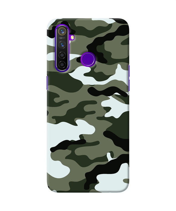 Camouflage Realme 5 Pro Back Cover