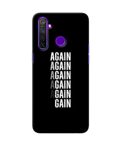 Again Again Gain Realme 5 Pro Back Cover