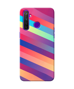 Stripes color Realme 5 Pro Back Cover