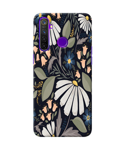 Flowers Art Realme 5 Pro Back Cover