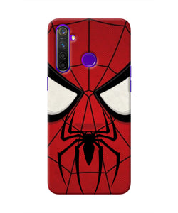 Spiderman Face Realme 5 Pro Real 4D Back Cover