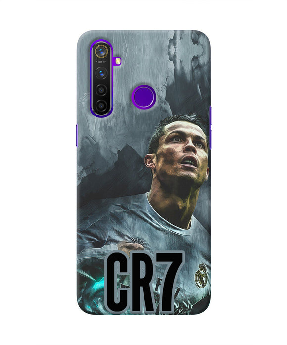 Christiano Ronaldo Grey Realme 5 Pro Real 4D Back Cover
