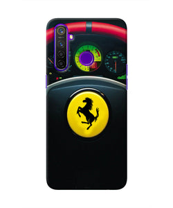 Ferrari Steeriing Wheel Realme 5 Pro Real 4D Back Cover