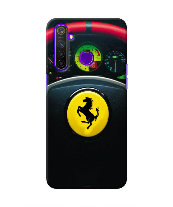 Ferrari Steeriing Wheel Realme 5 Pro Real 4D Back Cover