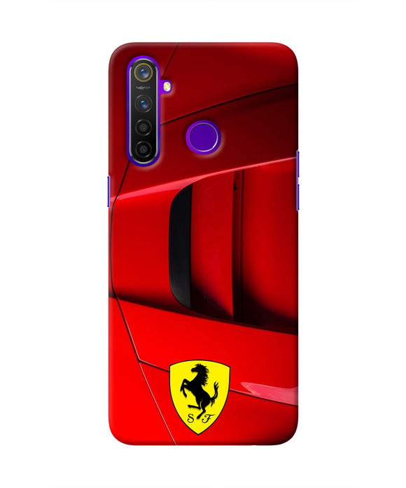 Ferrari Car Realme 5 Pro Real 4D Back Cover