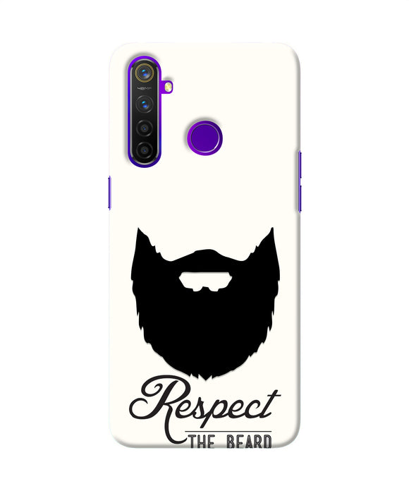 Respect the Beard Realme 5 Pro Real 4D Back Cover