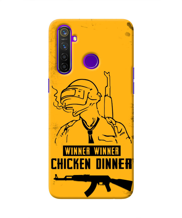 PUBG Chicken Dinner Realme 5 Pro Real 4D Back Cover