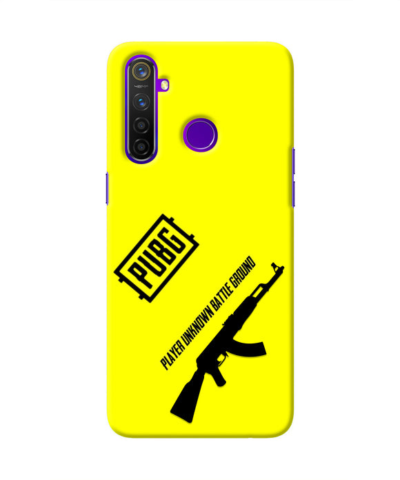 PUBG AKM Gun Realme 5 Pro Real 4D Back Cover