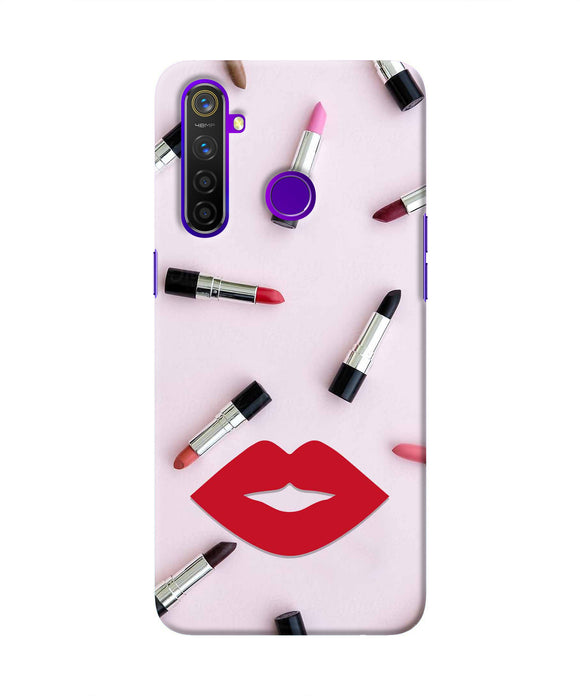Lips Lipstick Shades Realme 5 Pro Real 4D Back Cover