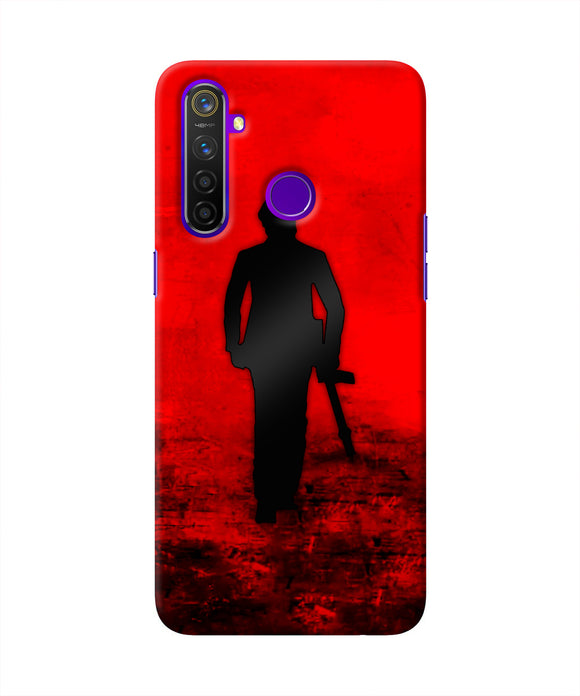 Rocky Bhai with Gun Realme 5 Pro Real 4D Back Cover