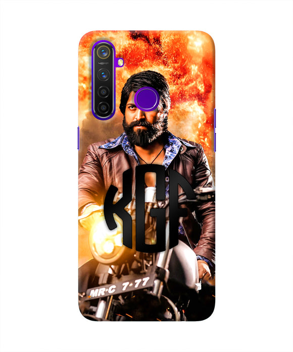 Rocky Bhai on Bike Realme 5 Pro Real 4D Back Cover